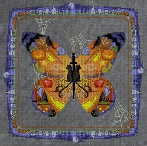 BOO Butterfly Cross Stitch