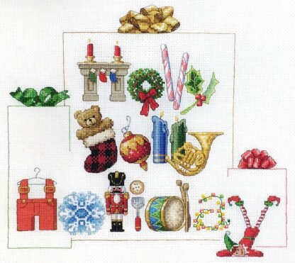 Holly Jolly Holiday cross stitch pattern picture