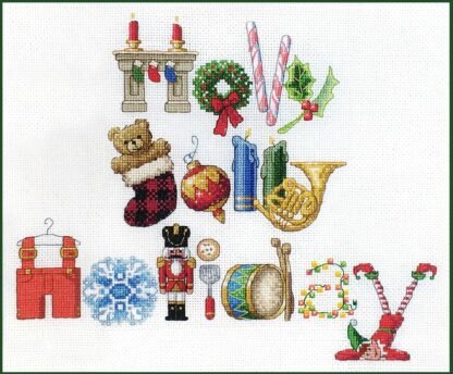 Holly Jolly Holiday cross stitch